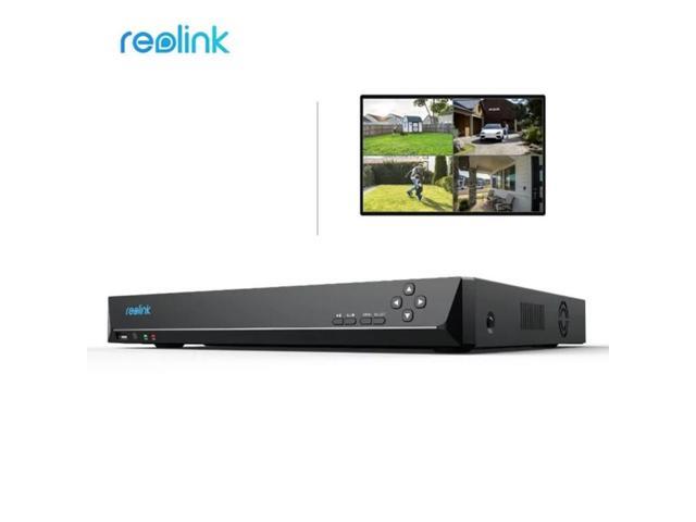 REOLINK 36 Channel 12MP PoE NVR, Capacity Up to 48TB Supports 6K 4K 5MP 4MP PoE/WiFi Cameras, Alarm In/Out 2-Way Audio - RLN36