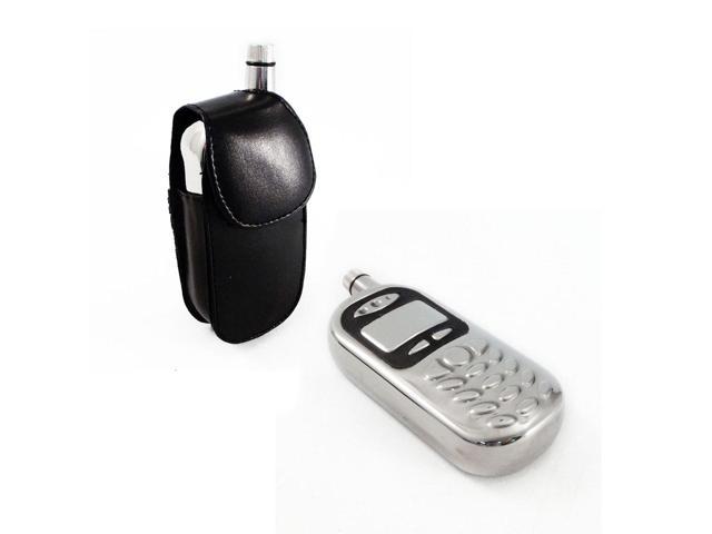 Photos - Barware Universal Hidden 4oz Cell Phone Liquor Flask with Belt Case CPF-5665 