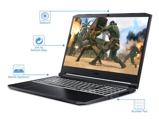 Acer Nitro 5 Gaming Laptop, 15.6' 144Hz FHD Display, Intel Core i5-10300H Upto 4.5GHz, 32GB RAM, 4TB NVMe SSD, NVIDIA GeForce RTX 3050, HDMI,...