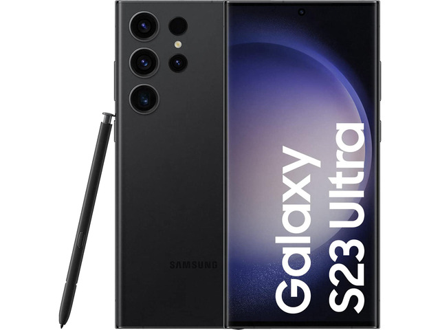Samsung Galaxy S23 Ultra Dual-SIM 256GB ROM + 12GB RAM (GSM CDMA) Factory Unlocked 5G Smartphone (Phantom Black) - International Version