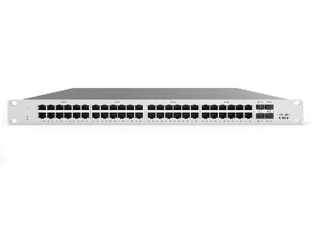Cisco Meraki MS125-48FP 10G L2 Cloud-Manged 48 Port 10 Gigabit 740W PoE Switch - MS125-48FP-HW