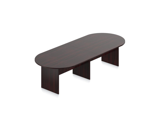 GOF 10 FT Racetrack Conference Table for Home Office, School, Workplace, and Entertainment Room - Sturdy and Stable Table for Meetings with Laptops...
