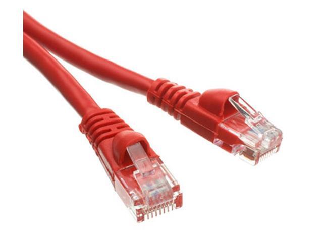 AYA 25Ft (25 Feet) CAT6 RJ45 24AWG Gigabit 550MHz Snagless UTP Network Patch Cable RED