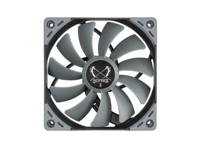 Scythe Kaze Flex Premium PC Quiet Case Fan, 3-Pin, 800RPM (120x27mm, Grey Color)