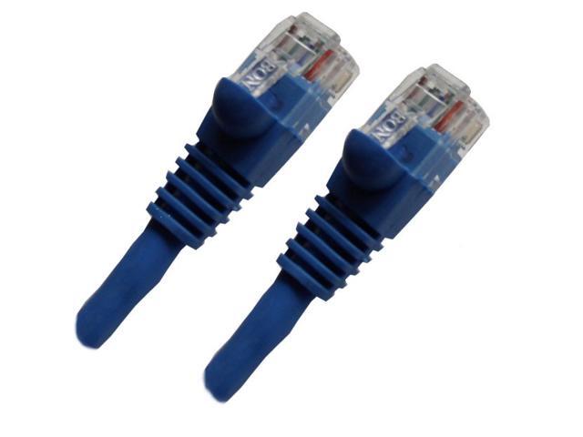 CAT6 Blue Ethernet Cable with boots 1 foot