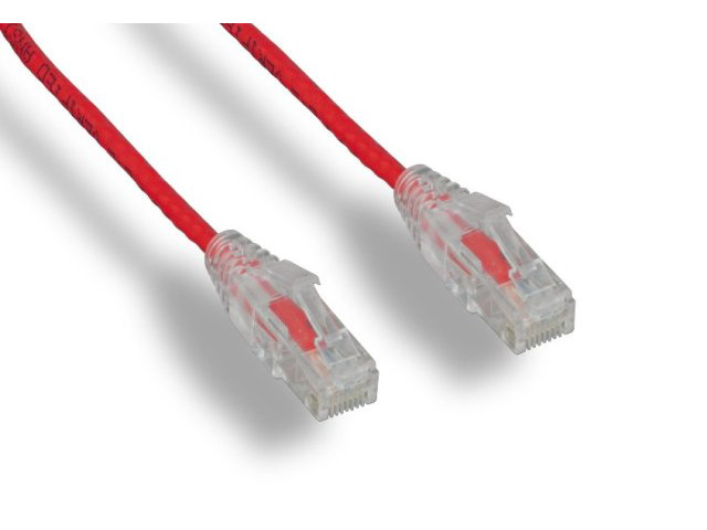 Slim CAT6 Ethernet Cables with low profile boots ideal for servers, switches, and data centers. 60% thinner than standard 24 AWG Cat6 cables. High...