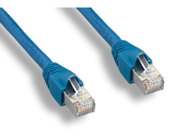 CAT 6A Shielded 10G STP Patch Cable Blue Color CAT6A High performance Cat6a 24 AWG Ethernet patch cable is perfect for connecting computers with.