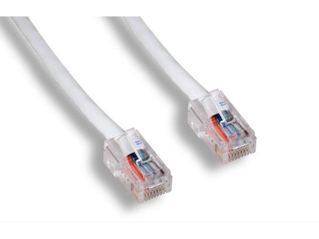CAT5E Non Booted UTP Ethernet Patch Cable Commercial Grade, Data Centers, Servers, Business and Home Patch Cord. Non-booted makes it easier to plug.