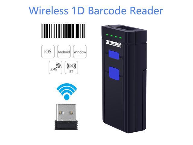 Nexanic Bluetooth Wireless 1D Barcode Scanner 1D Barcode Reader Support iOS Windows