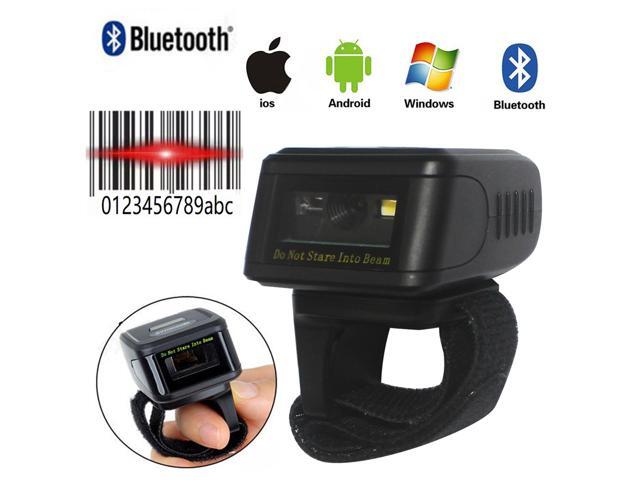 Nexanic Mini Wireless 1D Barcode Scanner Wearable Bluetooth 1D Bar Code Reader Ring Barcode Scanner