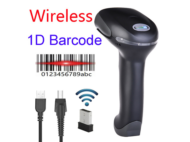 Original Netum Wireless 1D Barcode Scanner Screen Mobile Payment 1D Bar Code Reader with Stand
