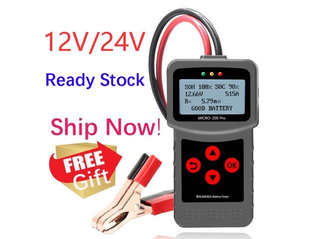 Original LANCOL Micro-200 Pro 12V 24V Car Battery Tester IEC SAE CCA EN Digital Battery Analyzer Micro 200 Pro