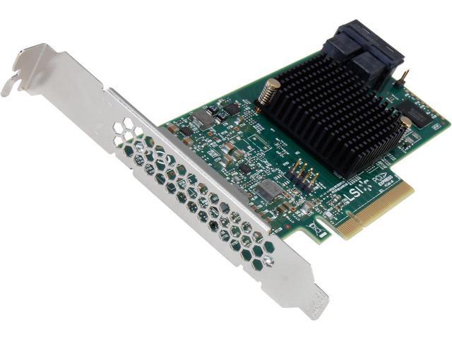 LSI 9300-8i PCI-Express 3.0 SATA / SAS 8-Port SAS3 12Gb/s HBA - Single-Avago Technologies