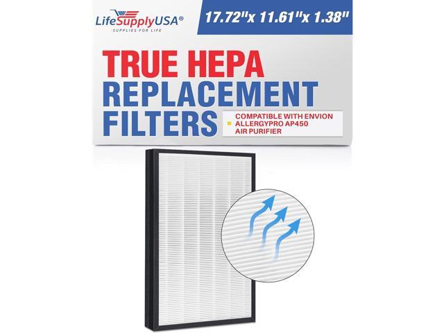 Replacement HEPA Filter for Envion AllergyPro Allergy Pro AP450 AP 450 Dimensions: 17.75 x 11.5 x 1.5
