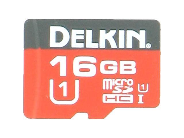 Delkin S216BPH4Y-UR500-P CUQ 16GB 8pin microSDHC r24MB/s w17MB/s C10 U1 UHS-I Delkin microSDHC Memory Card Bulk