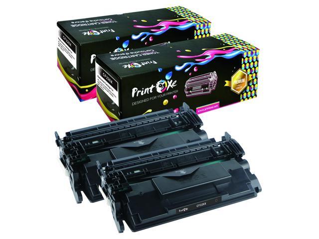 CF226X Compatible 2 Toner Cartridges High Yield 9,000 Pages 26X / 26A for HP LaserJet Pro M402d M402dn M402n M402dw and MFP M426fdn M426fdw M426dw