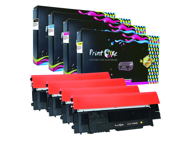 Samsung CLT-404S Compatible Set of 4 Laser Toners Non OEM 404 (Black, Cyan, Magenta, & Yellow) for C430W C430 C432W C432 C433 W C433 480FW C480...