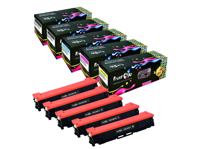 054H Compatible Set plus Black for CRG 054H of 5 Toner Cartridges 054 High Yield for Canon Color ImageClass MF622cdw / MF640C / MF641cw / MF642cdw...