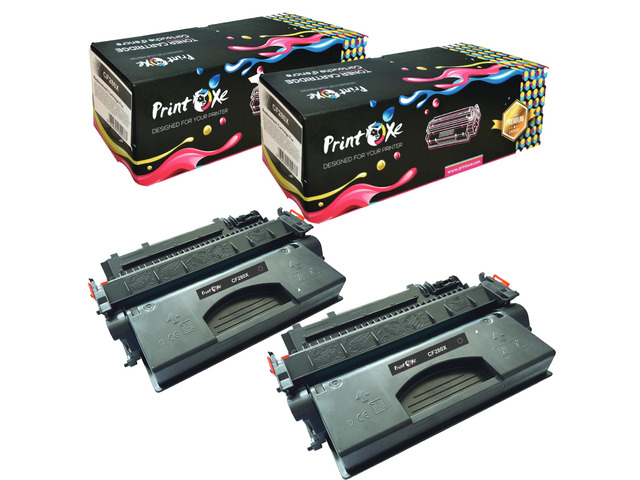 CF280X / CE505X 2 Toner Cartridges for HP & Canon CRG 119II & 319 Yield 6900 Pages Laserjet Pro 400 M401 M401a M401d M401n M401dn M401dw M425dn...