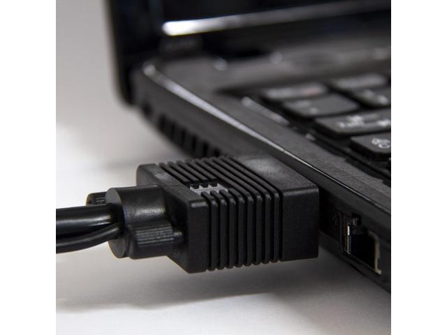 Cmple - VGA Cable Male to Male with 3.5mm Aux Audio Monitor SVGA PC 15 Pin Cord 25 Feet