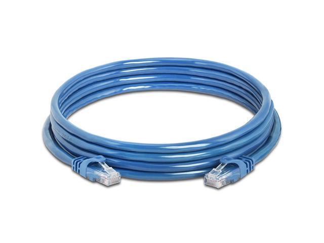 Cmple - [5 PACK] 10 Feet Cat6 Ethernet Cable, 10 Gigabit Network Cord, Ethernet Patch Cable, Computer LAN Internet Cable with Snagless RJ45...