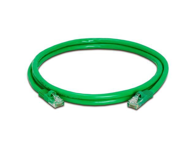 Cmple - [20 PACK] 5 Feet Cat 5 Ethernet Patch Cable, 1 Gbps LAN Network Cord, Green Cat5e Wire, RJ-45 Connectors, 350 MHz UTP Computer Internet Cable