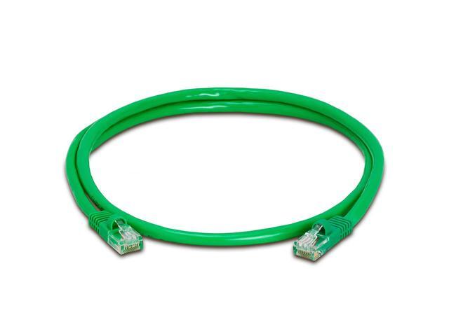 Cmple - 50 Pack Cat 5e Ethernet Cable 3 ft 1Gbps Cat5e Patch Cord with RJ45 Connectors 350MHz Internet Cable for Computer, WiFi Router, Modem - Green