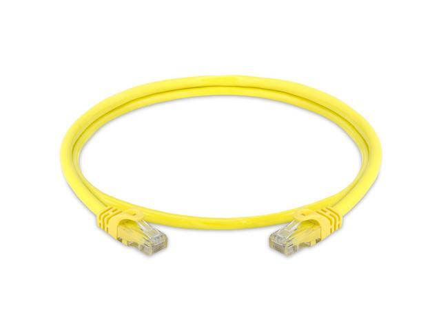 Cmple - [5 PACK] 3 Feet Cat6 Ethernet Cable, 10 Gigabit Network Cord, Ethernet Patch Cable, Computer LAN Internet Cable with Snagless RJ45...