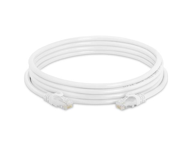 Cmple - [5 PACK] 10 Feet Cat6 Ethernet Cable, 10 Gigabit Network Cord, Ethernet Patch Cable, Computer LAN Internet Cable with Snagless RJ45...