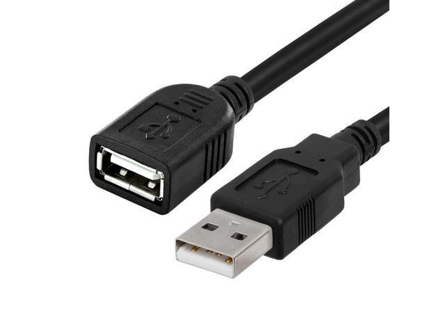 Cmple - [5 PACK] 6 FT USB 2.0 A Male to A Female Cable, USB Extension Cord, for Webcam, Camera, Phone, USB hub, Mouse, Keyboard, Printer, Scanner,...