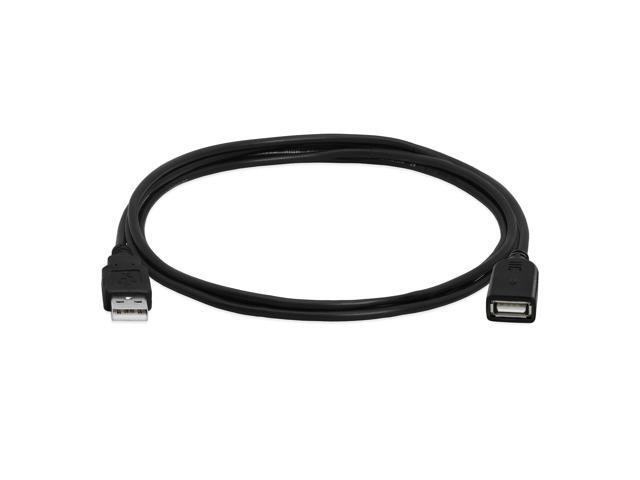 Cmple - [5 PACK] 6 FT USB 2.0 A Male to A Female Cable, USB Extension Cord, for Webcam, Camera, Phone, USB hub, Mouse, Keyboard, Printer, Scanner,...