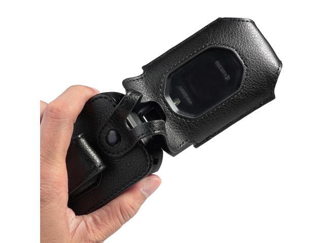 Black Leather Case Belt Clip for Kyocera DuraXV Extreme DuraXE Epic DuraXA EQUIP