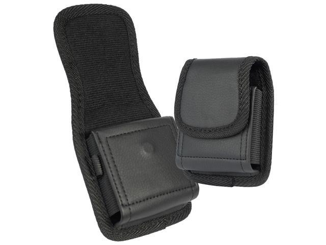 Vegan Leather Case Pouch Belt Loop Clip for Samsung Galaxy Z Flip 6 5 4 3 Phone