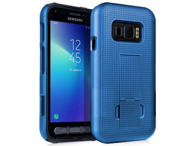 Cobalt Blue Slim Hard Case Cover Kickstand for Samsung Galaxy XCover FieldPro