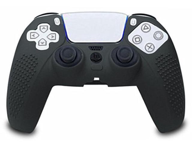 Black Silicone Rubber Grip Skin Case Cover for Sony PlayStation 5 PS5 Controller