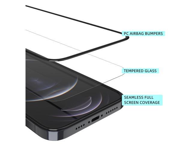 Full Size Airbag Tempered Glass Screen Protector for Apple iPhone 12 Mini 5.4'
