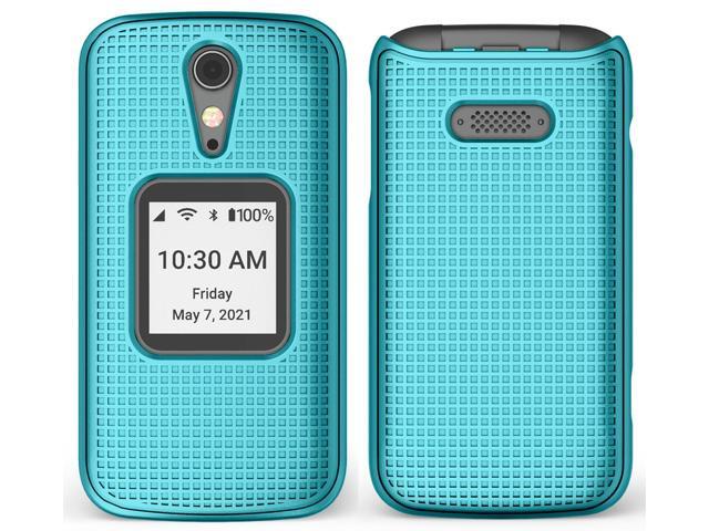 Teal Mint Case Cover and Belt Clip Holster for Lively Jitterbug Flip 2 Phone