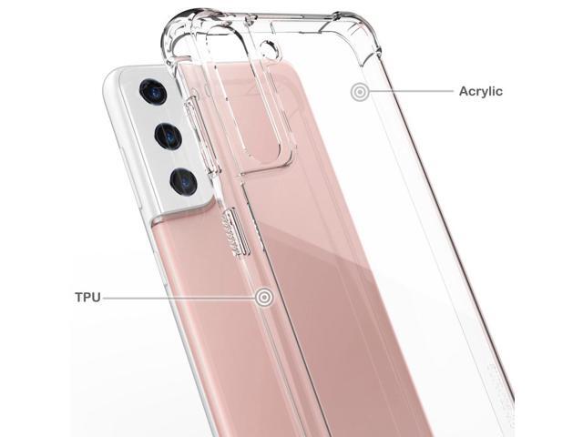 AquaFlex Transparent Anti-Shock Clear Case Cover for Samsung Galaxy S21 Plus 5G
