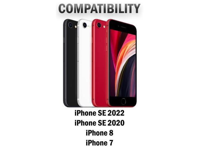 Black Case Stand Card Slot Cover Lanyard Strap Belt Clip for iPhone 8, iPhone 7