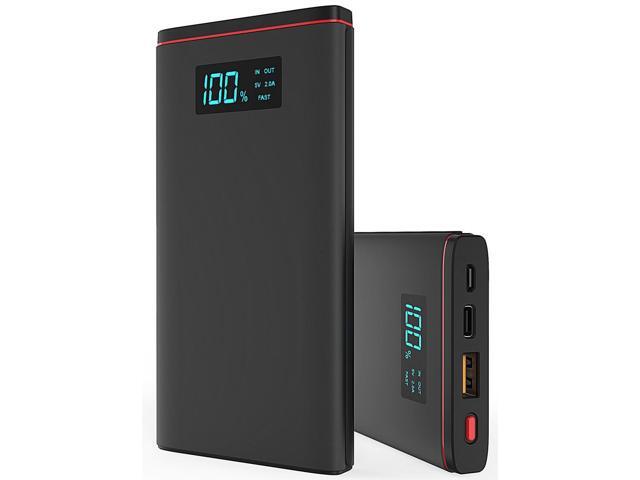 10000 MAH USB-C Quick Charge Portable Power Bank with LED for Sonim XP5s XP8