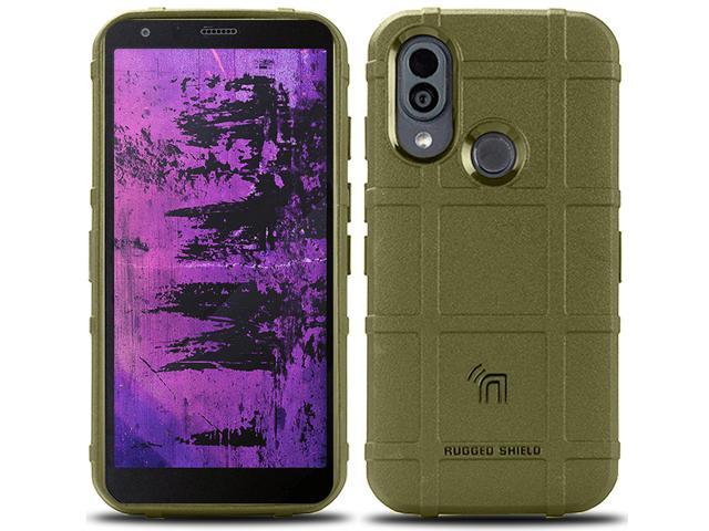 Olive OD Green Special Ops Tactical Rugged Shield Case Cover for CAT S62 PRO