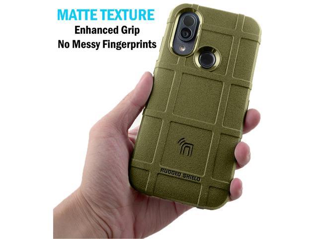 Olive OD Green Special Ops Tactical Rugged Shield Case Cover for CAT S62 PRO