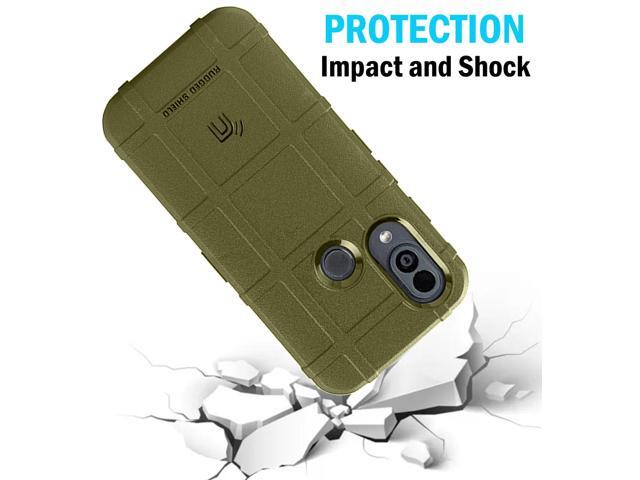 Olive OD Green Special Ops Tactical Rugged Shield Case Cover for CAT S62 PRO