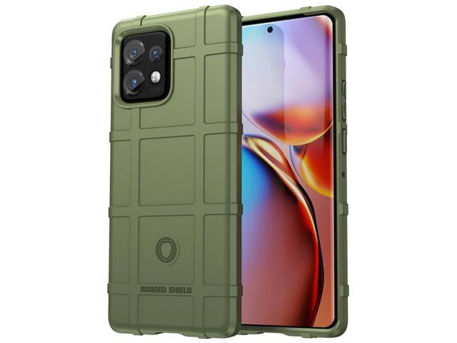 Olive OD Green Rugged Case and Belt Clip for Motorola Edge Plus 2023