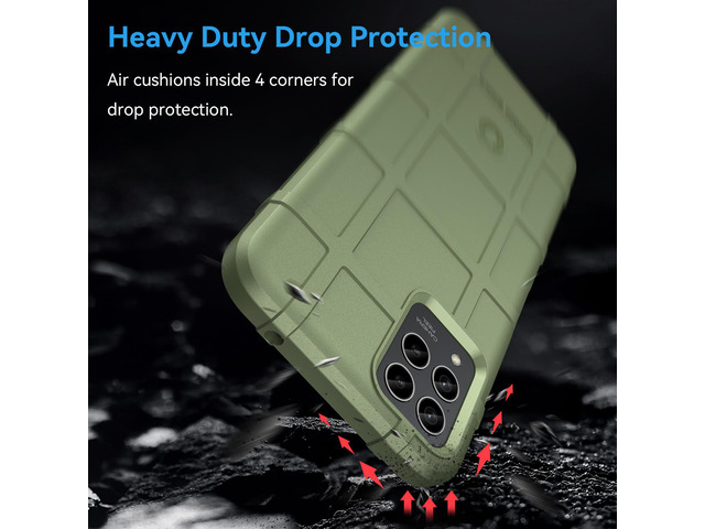Olive Green Special Ops Rugged Case for T-Mobile REVVL 6 Pro 5G / REVVL 6X Pro