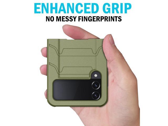 Case for Samsung Galaxy Z Flip 4, Special Ops Tactical Cover - Olive OD Green