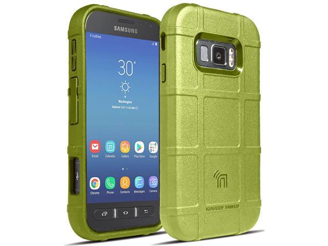 Olive Green Tactical Rugged Shield Case Cover for Samsung Galaxy XCover FieldPro