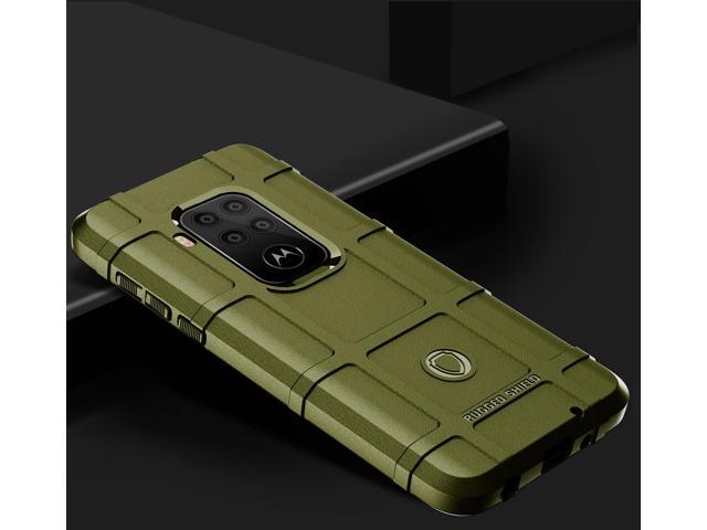 OD Olive Green Tactical Matte Rugged Shield Case Cover for Motorola One Zoom