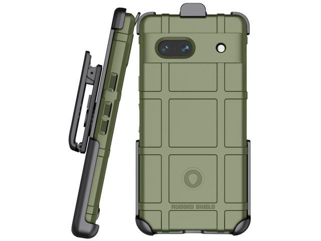 Olive OD Green Rugged Case and Belt Clip for Google Pixel 7A (2023)