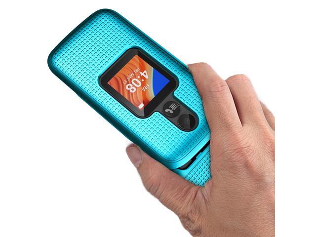 Teal Mint Case Cover and Belt Clip Holster for Alcatel TCL Flip 2 Phone T408DL